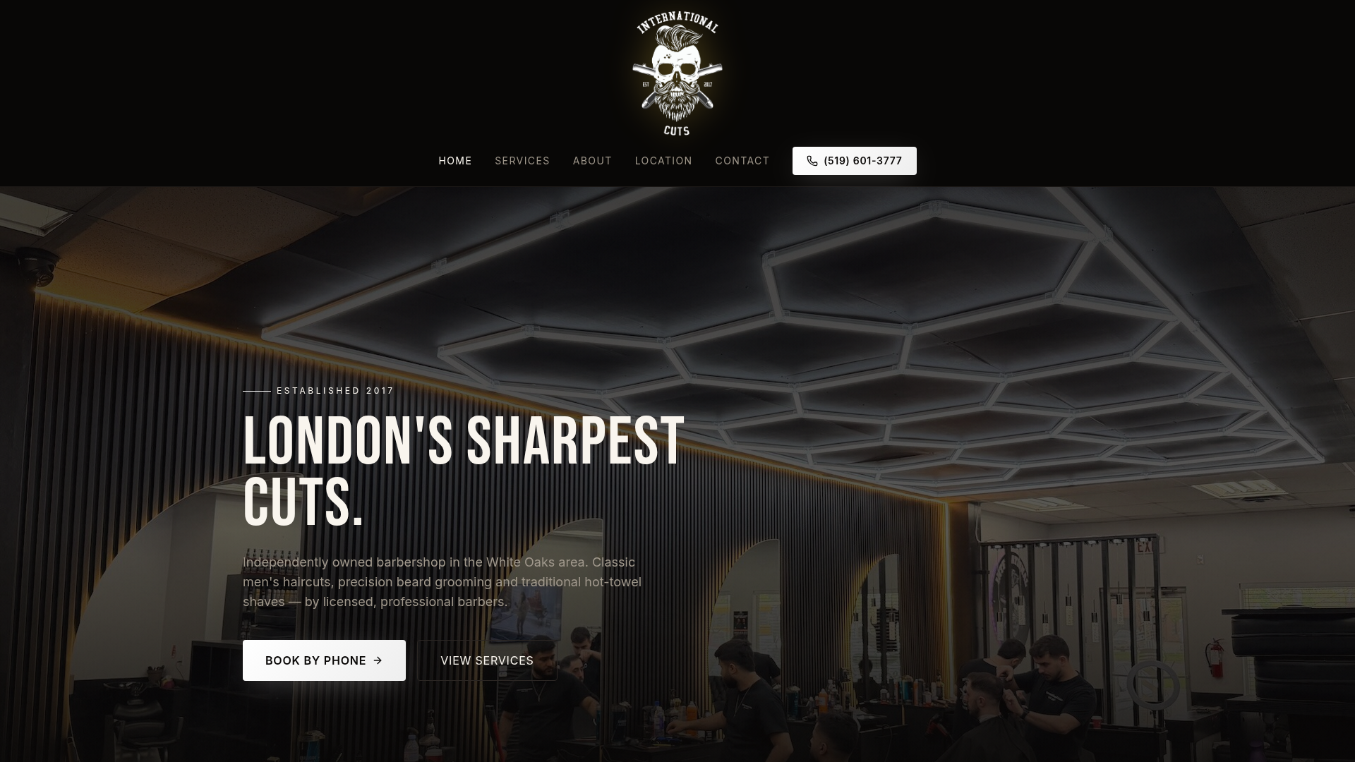 International Cuts website by MakkiWeb
